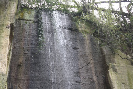 The waterfall