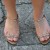 Another example of sandals that can be worn in the summer with bohemian style clothes.
