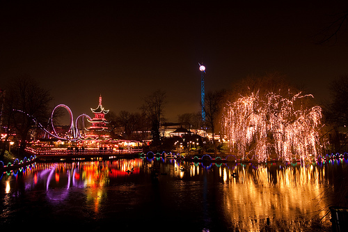 Tivoli Gardens In Denmark