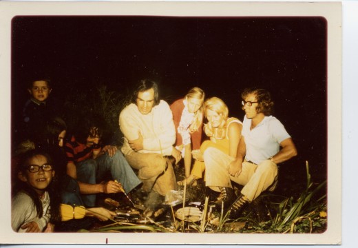 Deep in the Australian forests with family and friends.