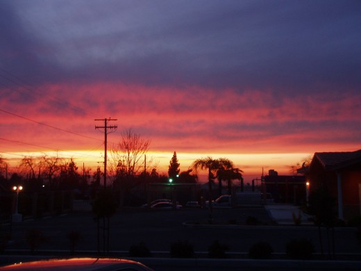 Sunrise or sunset?