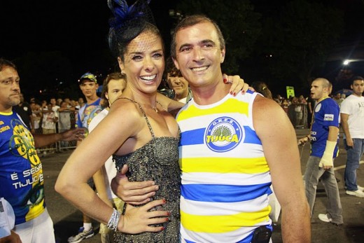 Adriane Galisteu Queen in 2010 Carnival  with Paul Barros by Foto BR