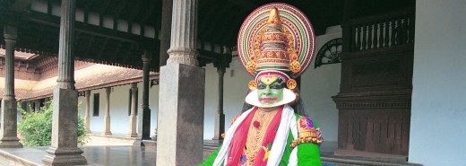 Kathakali, an art form in Kerala