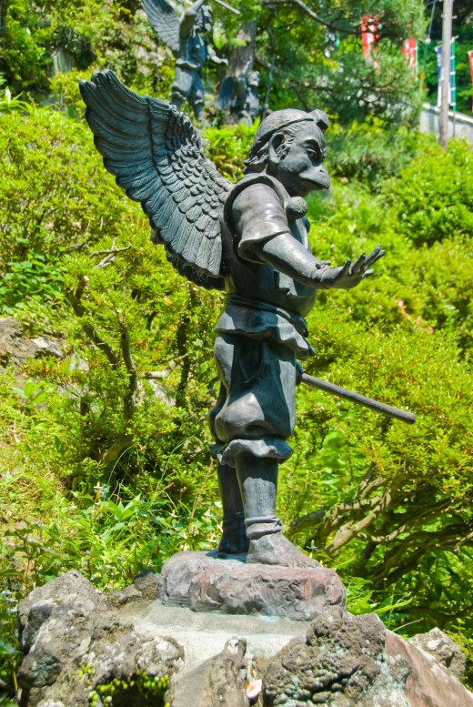 A Tengu guards Hansobo - image from wikipedia
