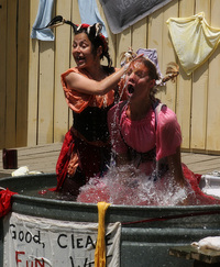 The Washing Well Women - "good clean fun and wet, dirty women."