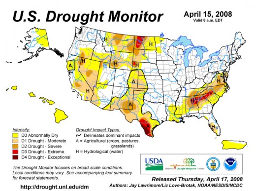 US DROUGHT MONITOR US DROUGHT MONITOR