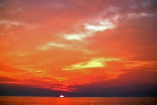 Atlantic Sunrise by George Strout