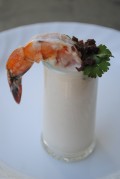 Coconut Shrimp with Mock Thom Ka Shooters