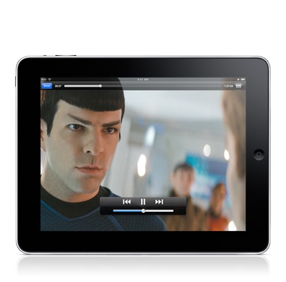 Apple ipad full screen high resolution video