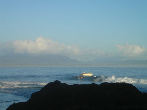 Water sports at Byron