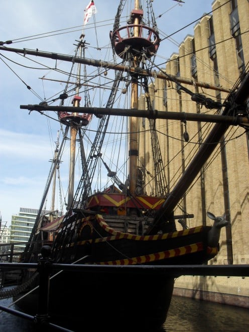replica of the Golden Hind