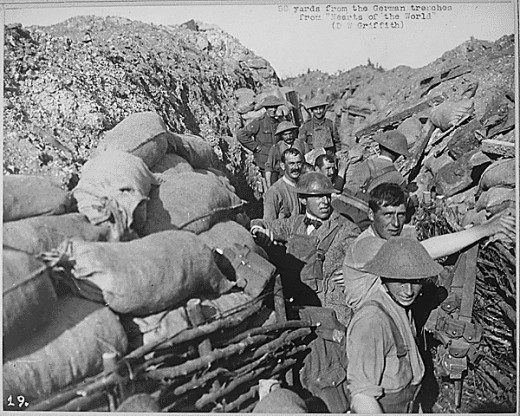 In the trenches....