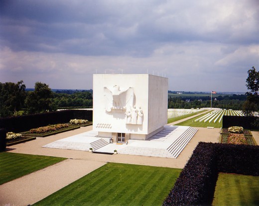 The American Cemetery at Brittany, France.