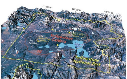 An overview of the Yellowstone volcanic region.