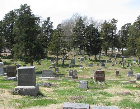 A protest march from downtown Lawrence to Oak Hill Cemetery took place in July 1970