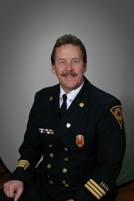 Chief Nicoson in Class A Formal Attire - This is the standard dress for the interview board