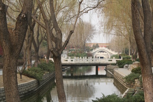 Park/canal on the way to Tiananmen