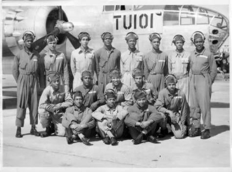 Tuskeegee Airmen, form a large exhibit at the Black Archives on Vine.