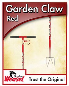 garden weasel weeder tool for easy garden weeding the red claw weeder tool