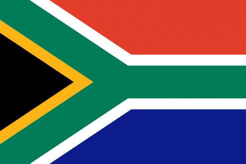 The beautiful South African flag