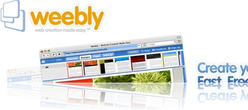 Free websites with Weebly.