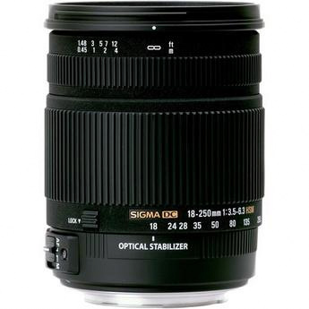 Sigma 18-250mm OS Lens for Digital SLR camera 