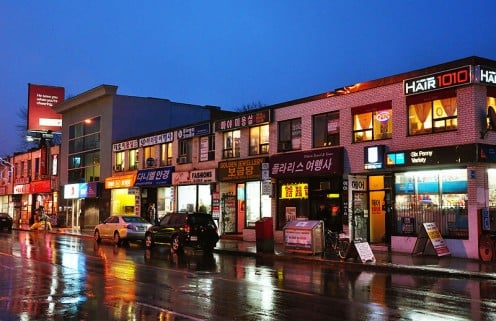 Koreatown at night