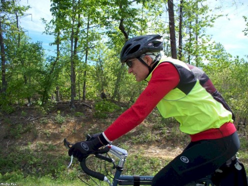 This man has some FAST FENDERS on his bike!