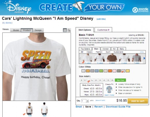 Pick your T-shirt size and order!