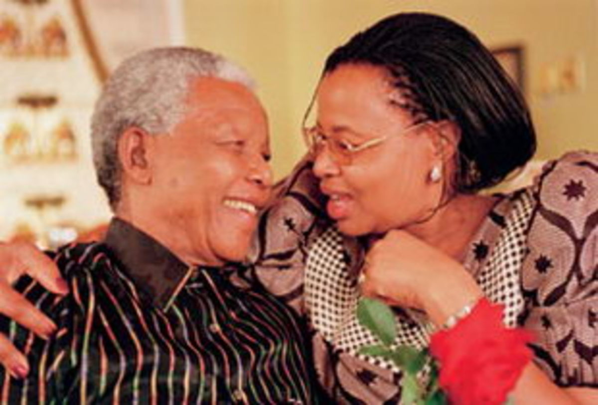 Nelson Mandela and Graca Machel