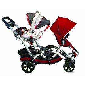 duoble stroller with car seat