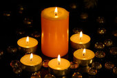 Candles are romantic!