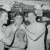 New York Jet quarterback Joe Namath is kidded by teammates Don Maynard (left) and Jim Turner (right) after he shaved off his Fu Image by  Bettmann/CORBIS