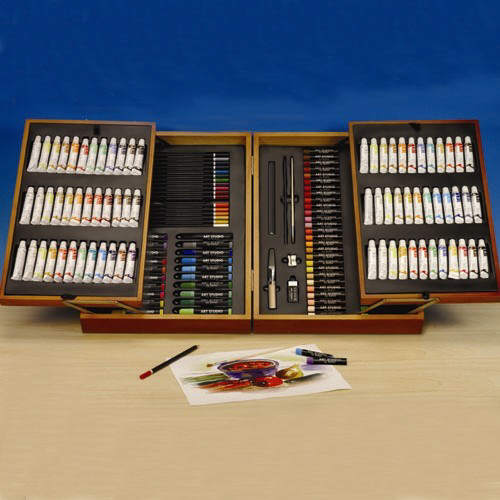 Buy an art gift set.    Image source - http://www.costsaving2u.com