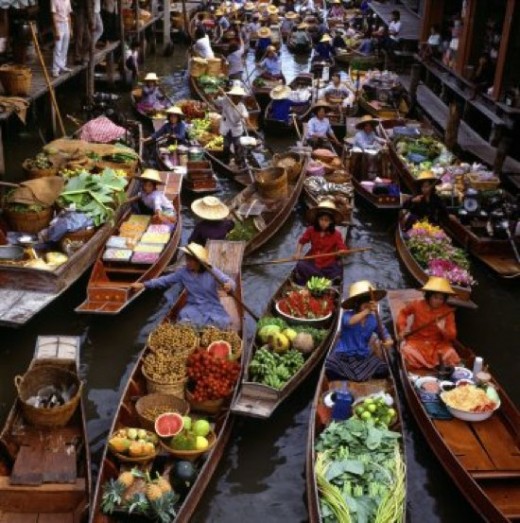 floating market at bangkok, image courtesy of flickr http://images.search.yahoo.com/images/