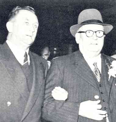 Dr D.F. Malan (right), who led the assault on the South African Constitution and his successor, who completed the job, Mr J.G. Strijdom.