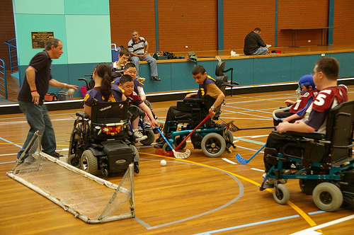 Many sports can be played from wheelchairs