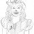 Circus Clown Kids Coloring Pages Free Colouring Pictures to Print -  Happy Female Clown