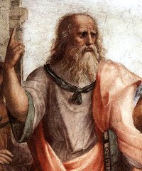Ancient Greek philosopher, Plato, author of Timaeus and Critias from which we receive the story of Atlantis.