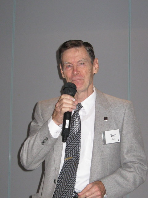 Tom has had nearly forty years experience as a speaker, having presented hundreds of times to thousands of listeners.