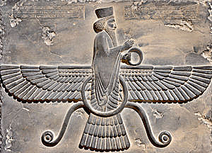 An ancient Persian symbol, one of the mightiest ancient empires that competed with Egypt and Greece.