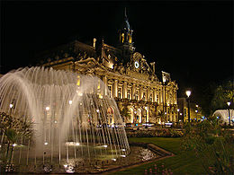 Town Hall and Place Jean Jaurs -- TOURS, FRANCE