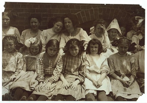 Declining Industries Are Replaced In Danville: In 1911, young girls rolled cigarettes in the Danville Cigarette Factory. 