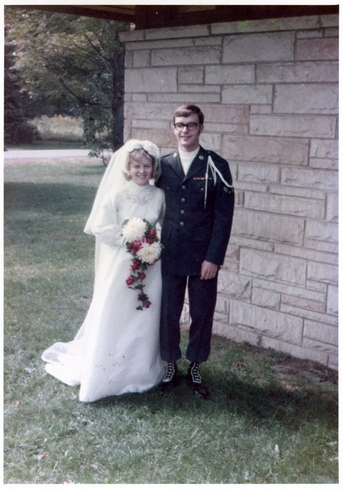 Mom and Dad on their wedding day