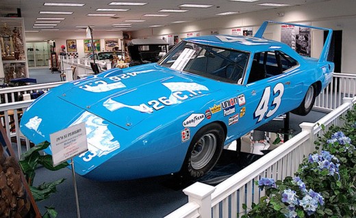 From the Richard Petty Museum, the Plymouth Road Runner Superbird.  Source: Photobucket, daleearnhardt1970