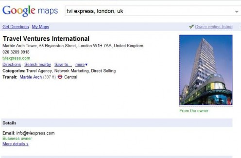 Google Map shows same picture, provided by owner and verified!