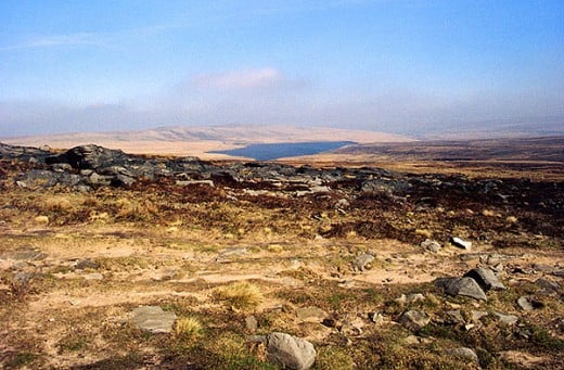 The mysterious Dartmoor landscape.