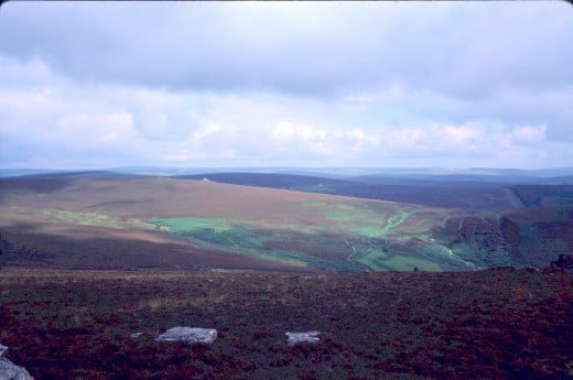 Note the treeless, wild topography.