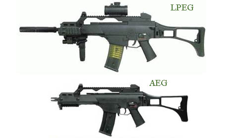 The gun above costs 40$. The gun Below costs 250$. What's the difference? This is the purpose of airsoft research!
