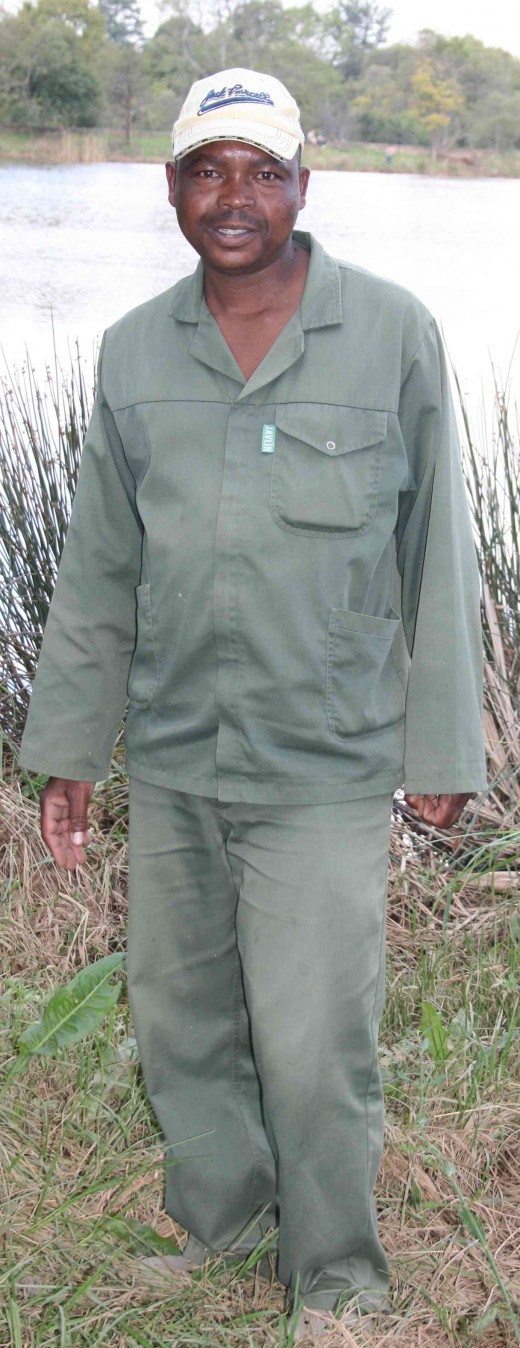 The gate manager of the park, Mr Jerry Chabalala